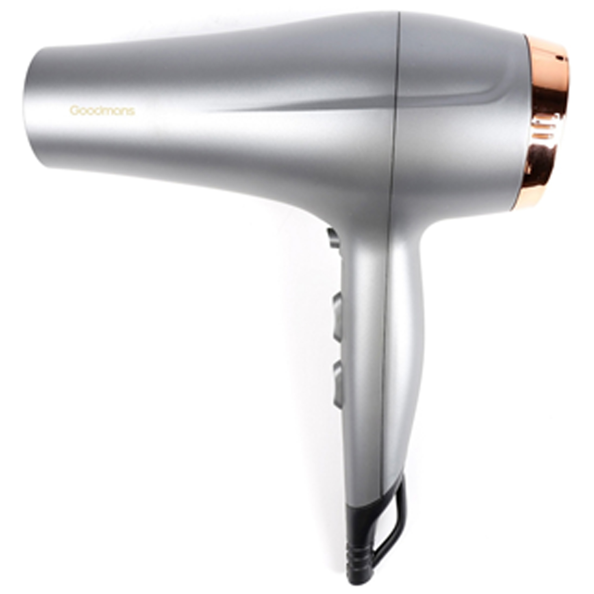 Goodmans 2200 Watt Personal Hair Dryer model 414037 Grey HD front view - GharOne Nepal